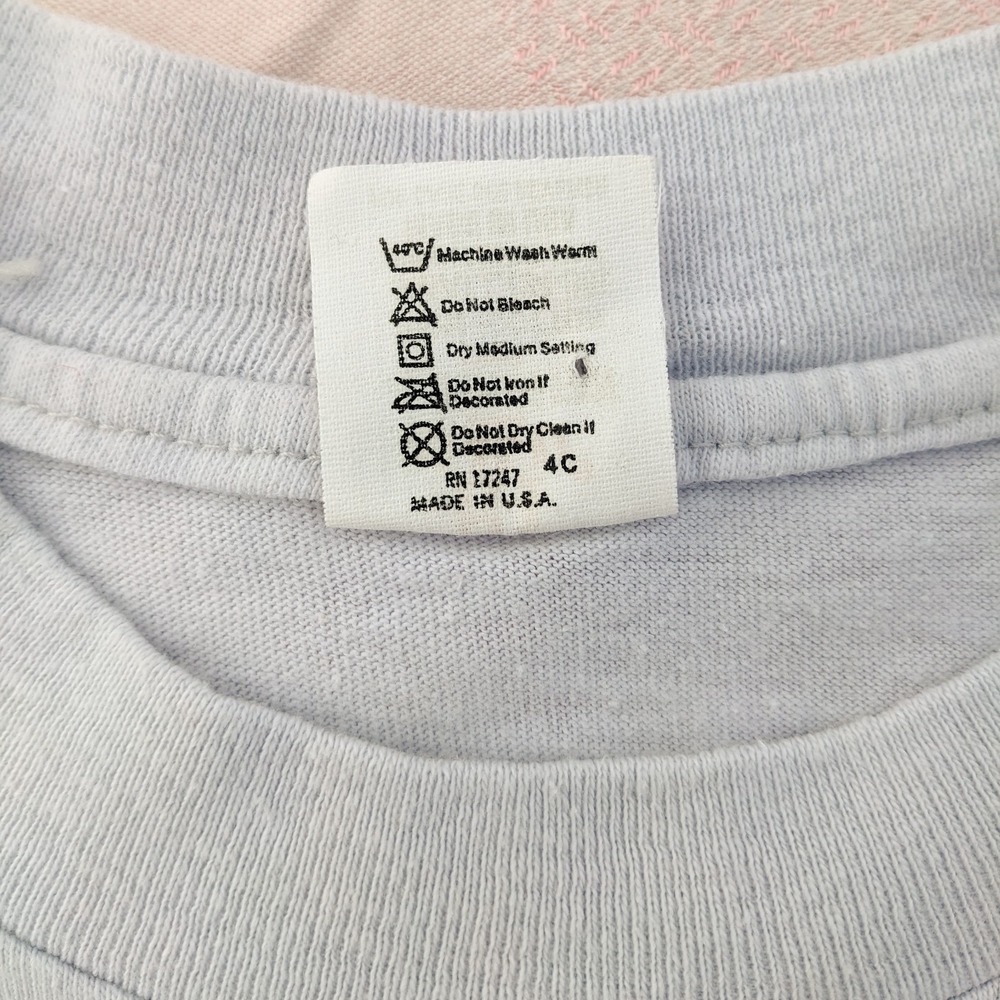 Vintage Tuolumne River T-Shirt XS Grey Single Stitch Graphic Nature Tee USA Made - Picture 8 of 16